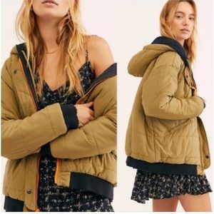 FREE PEOPLE Run Reversible Sweatshirt Jacket